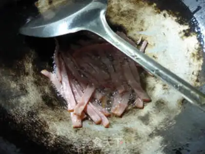 Make Ham thundered noodles step 5