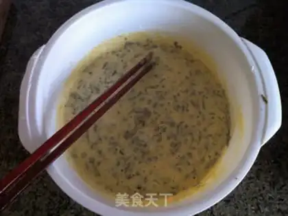 Make A sprout egg cake step 4