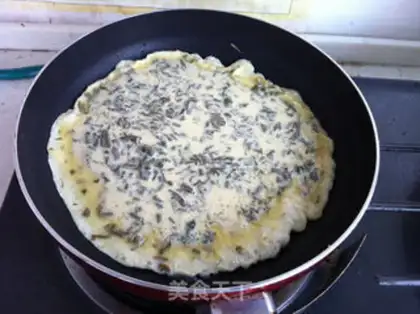 Make A sprout egg cake step 5