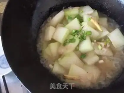 Make Shrimp peeled melons step 4