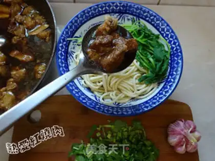 Make Big beef noodles step 22