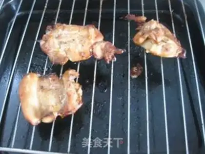 Make Chicken Leg Burger step 6