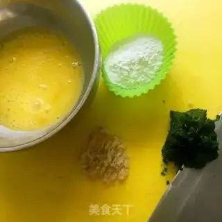 Make Skinny shrimp eggcake step 1