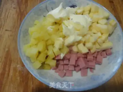 Make Potato ham salad sauce step 6