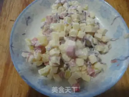 Make Potato ham salad sauce step 7