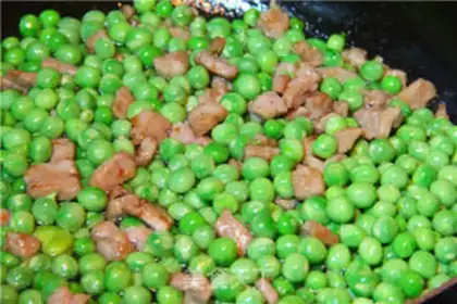 Make Sweet pea fried meat step 3