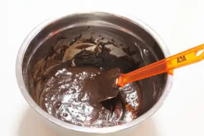 Make Chocolate cherry cake step 4
