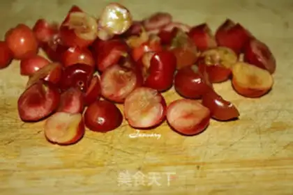 Make Cherry ice cream step 2