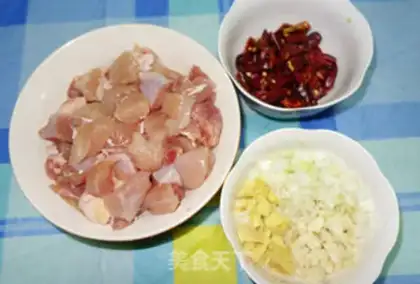 Make Spicy chicken step 1