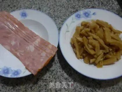 Make Bacon radish step 0