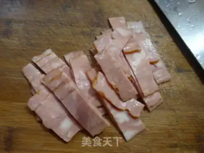Make Bacon radish step 1