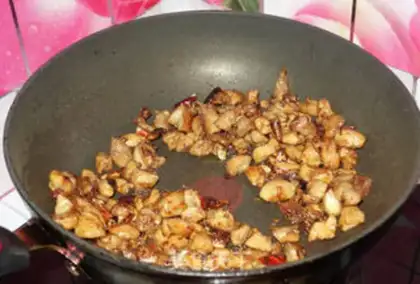 Make Spicy chicken step 8