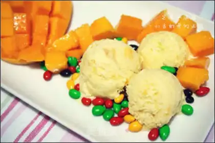 Make Mango ice cream step 18