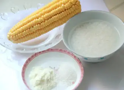 Make Maple corn juice corn paste step 0