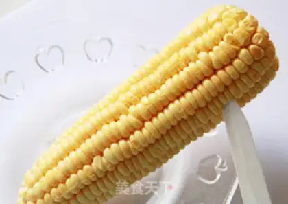 Make Maple corn juice corn paste step 1