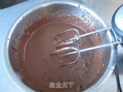Make Chocolate ice cream step 4