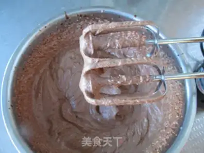 Make Chocolate ice cream step 5