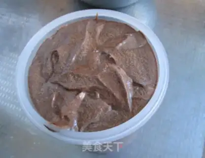 Make Chocolate ice cream step 8