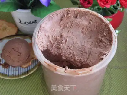 Make Chocolate ice cream step 9