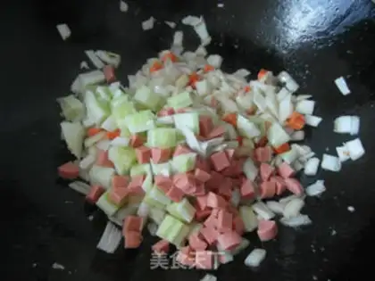 Make Five-colored rice step 4