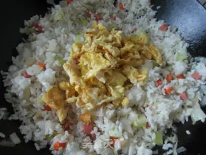 Make Five-colored rice step 6