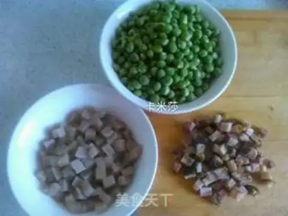 Make Tartars fried peas step 1
