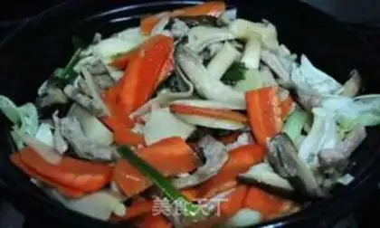 Make Cabbage tofu pot step 2