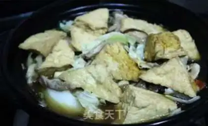 Make Cabbage tofu pot step 3