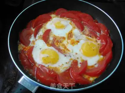 Make Tomatoes and eggs step 9