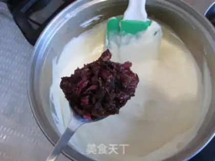 Make Rose ice cream step 10