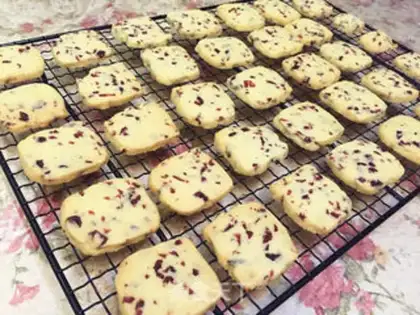 Make Cranberry cookies step 6
