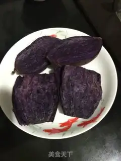 Make Double-colour potato rice step 1
