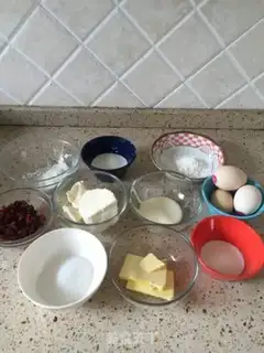 Make Cranberry rose cake step 0