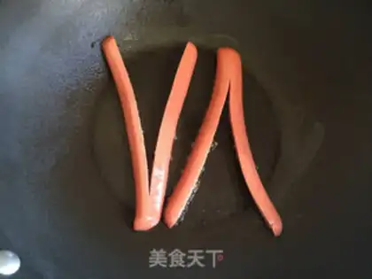 Make Sausage eggs step 2