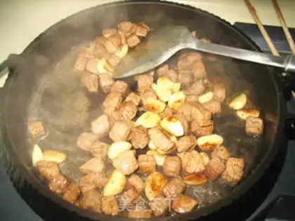 Make Black pepper garlic steak step 11