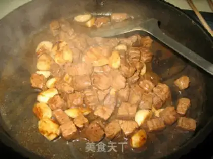 Make Black pepper garlic steak step 13
