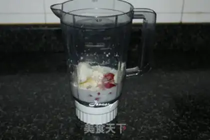 Make Cherry shakes step 1