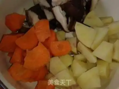 Make Curry chicken step 1