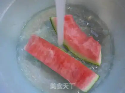 Make Watermelon pickles step 3
