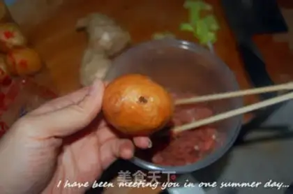 Make Noodles and meat step 1