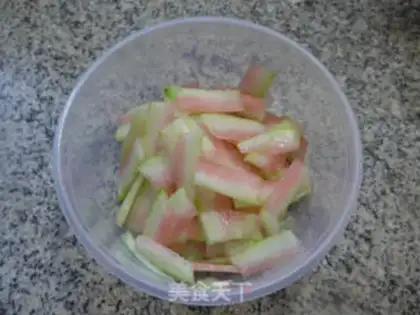 Make Watermelon pickles step 5