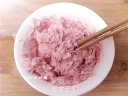 Make Salted egg meatloaf step 3