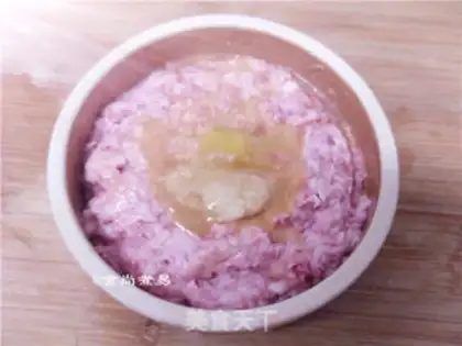 Make Salted egg meatloaf step 5
