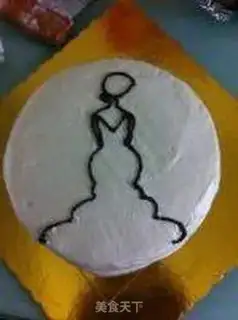 Make A lady cake step 15