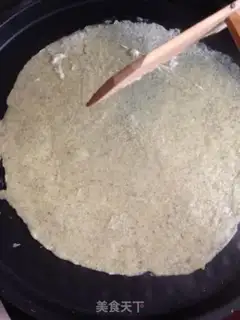 Make Green bean pancakes step 4