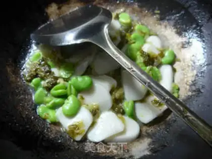 Make Snow pickles and beans step 5