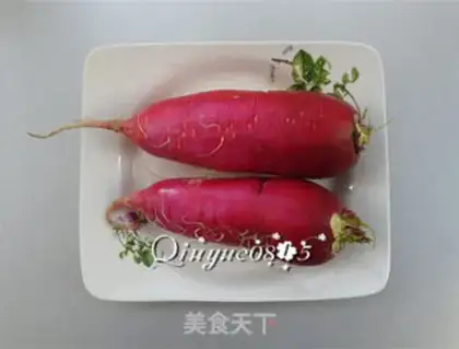 Make The radish step 0