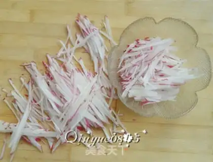 Make The radish step 1
