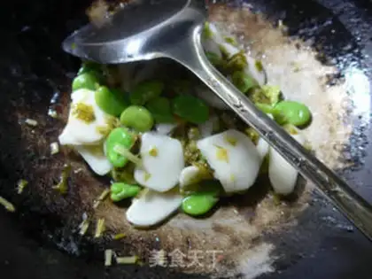 Make Snow pickles and beans step 8
