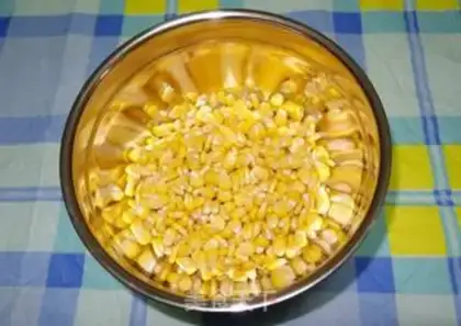 Make Milky corn step 1